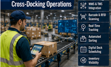 Lagerteknologisystemer brugt i cross-docking-logistikoperationer