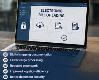 Digitalt elektronisk Bill of Lading-system i moderne logistik og shipping