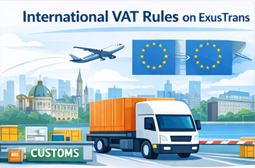 Europæiske og internationale logistikkorridorer med momsregler og compliance for grænseoverskridende transport