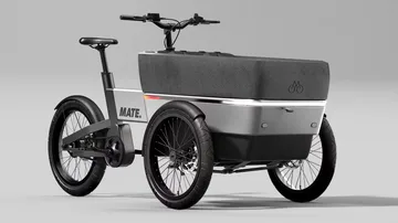 Transportør Cykel Bike e-Cargo i Brussel Belgien